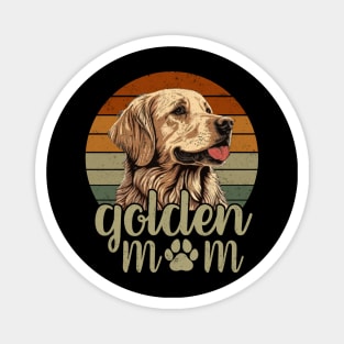 Golden Mom Dog Lover Magnet